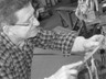 Jack Popowicz during wooden wood refinish